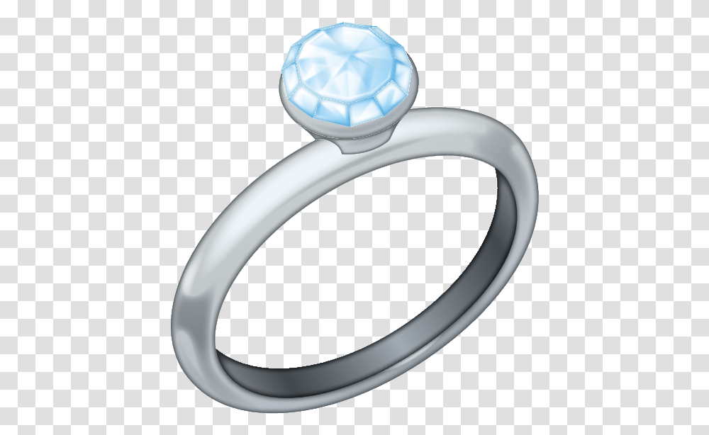 Diamond Ring Icon Ring Emoji Iphone, Accessories, Accessory, Jewelry, Silver Transparent Png