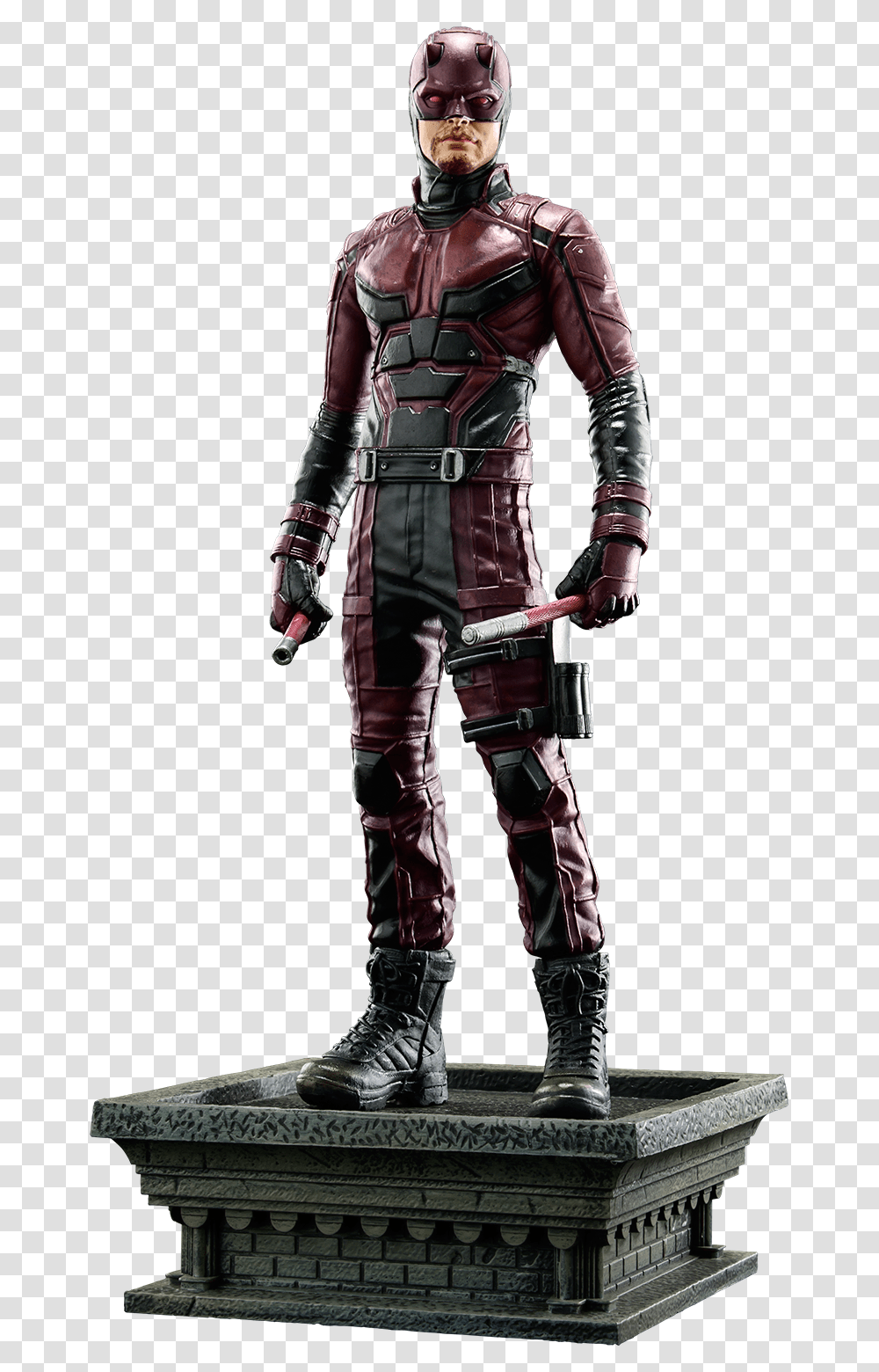 Diamond Select Daredevil Statue, Costume, Person, Long Sleeve Transparent Png