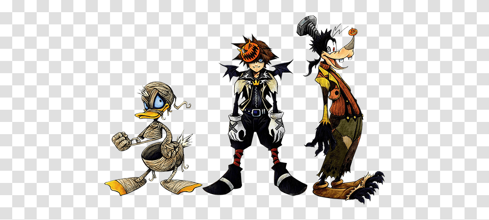 Diamond Select Toys Kingdom Hearts Kingdom Hearts Nightmare Before Christmas, Person, Clothing, Hand, Graphics Transparent Png