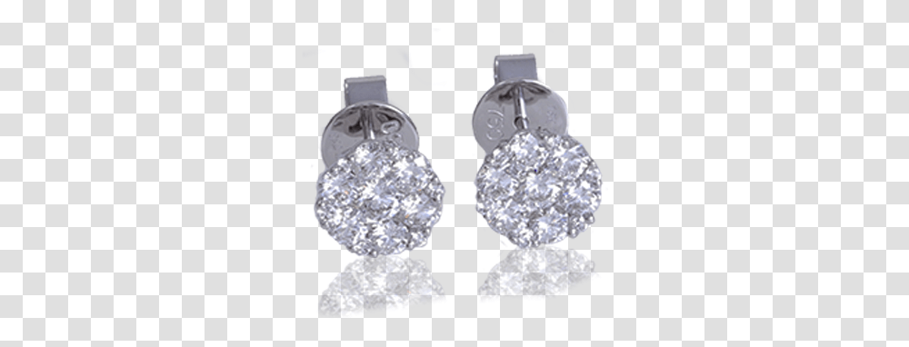 Diamond Set Studs Earrings, Crystal, Light, Lightbulb, Lighting Transparent Png