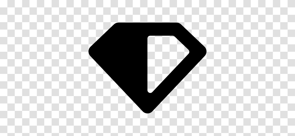 Diamond Shape Symbol With Black And White Half Parts Free, Gray, World Of Warcraft Transparent Png
