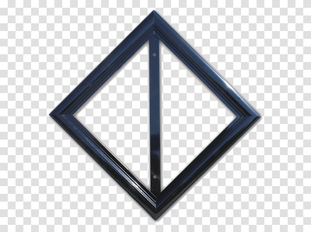 Diamond Sign Decorative Aluminum Extruded Frame Icon, Triangle, Star Symbol, Logo Transparent Png