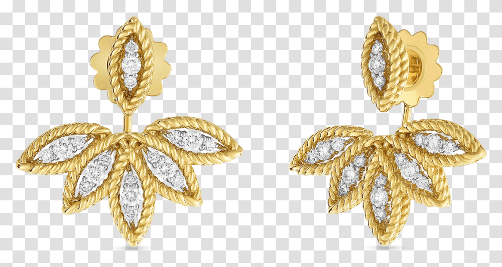 Diamond Stud Earrings With Fan Jacket Earring With Yellow Diamond, Accessories, Accessory, Jewelry, Brooch Transparent Png