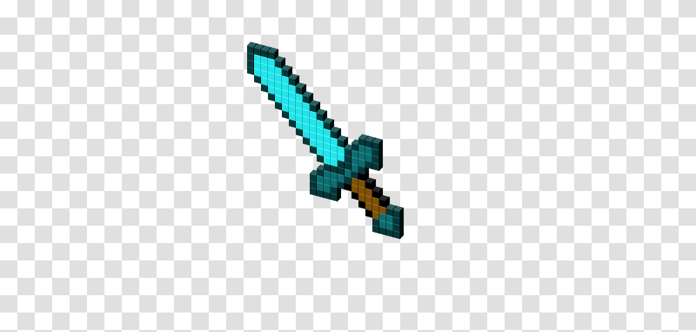 Diamond Sword Cursor, Minecraft Transparent Png