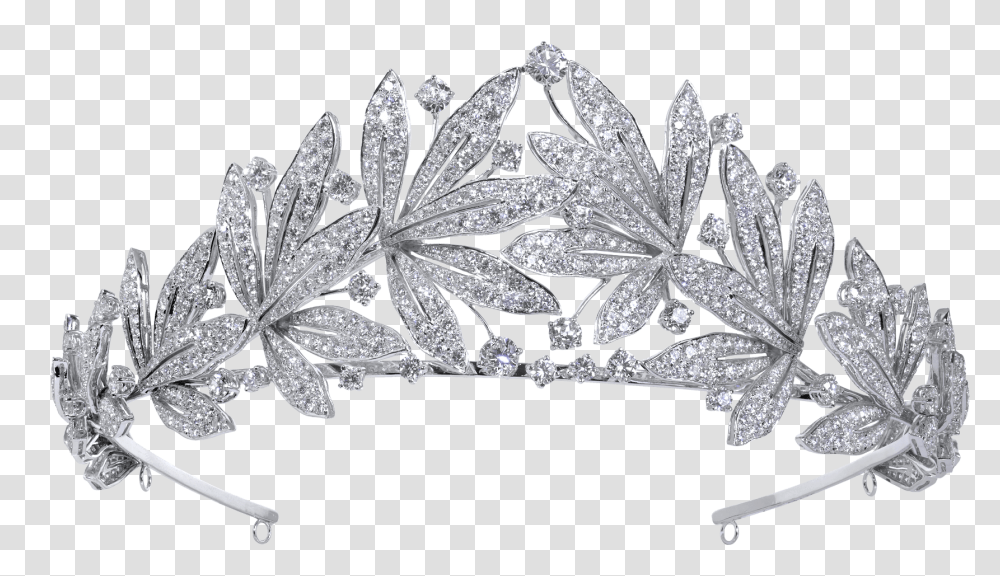 Diamond Tiara Royal Jewels Floral Wreath Diamond Tiara, Jewelry, Accessories, Accessory, Gemstone Transparent Png