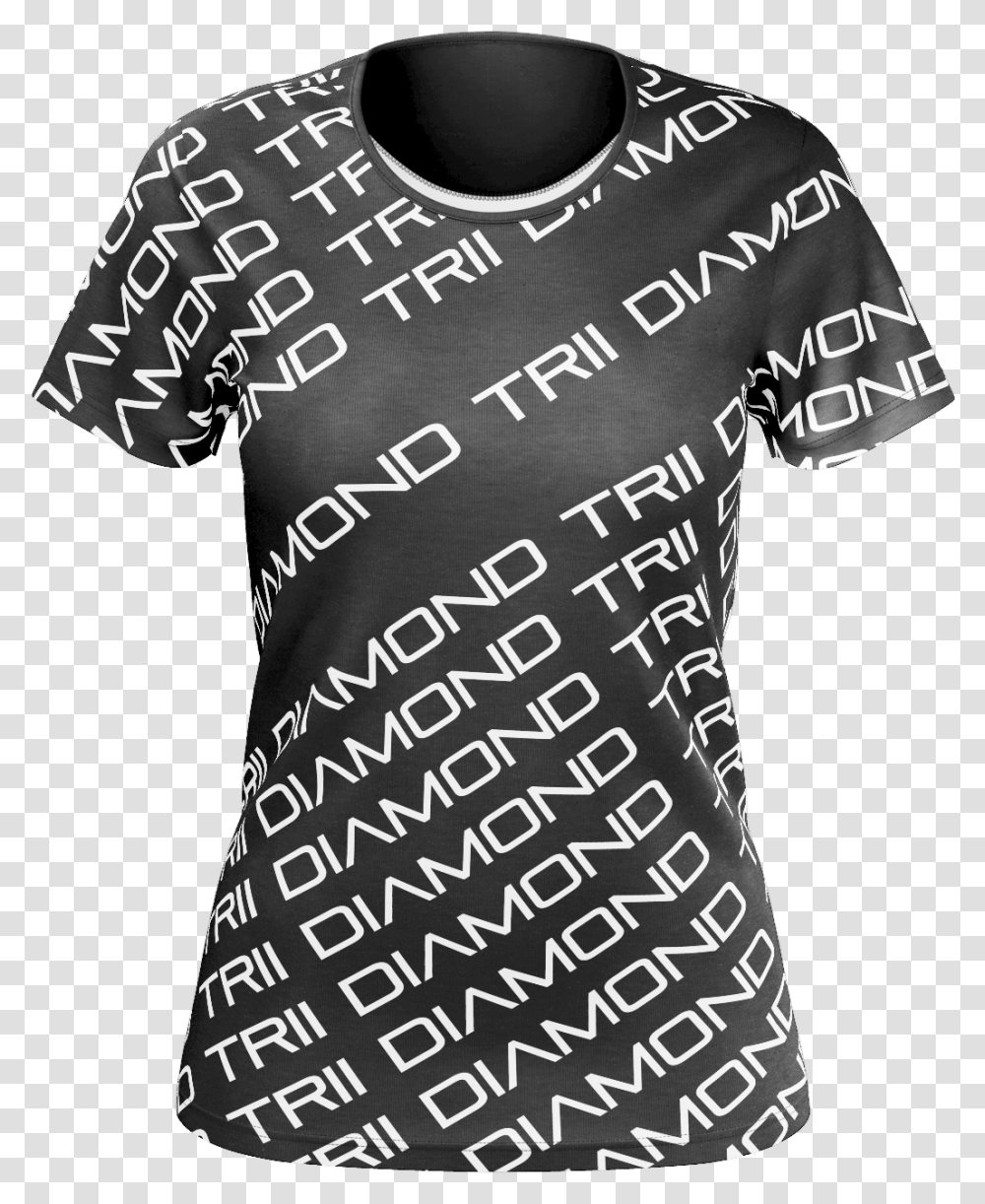 Diamond Trii Womens T Shirt, Apparel, T-Shirt, Sleeve Transparent Png