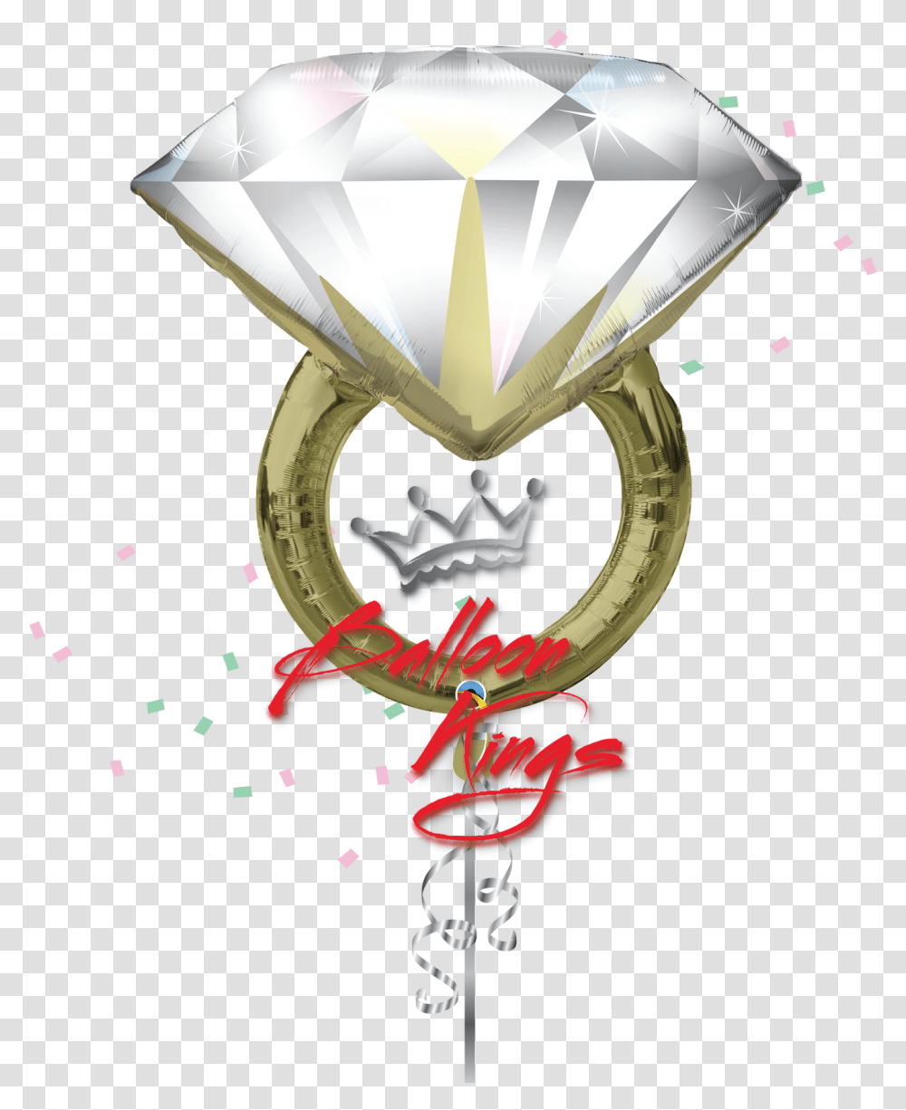 Diamond Wedding Ring Engagement Ring Balloon Bouquet, Lamp, Gemstone, Jewelry, Accessories Transparent Png