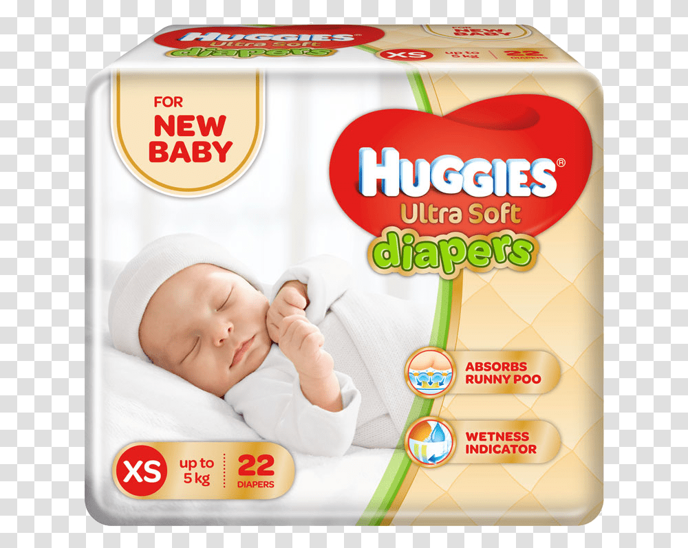 Diaper Clipart Newborn Baby Huggies For Newborn Baby, Person, Face, Meal Transparent Png