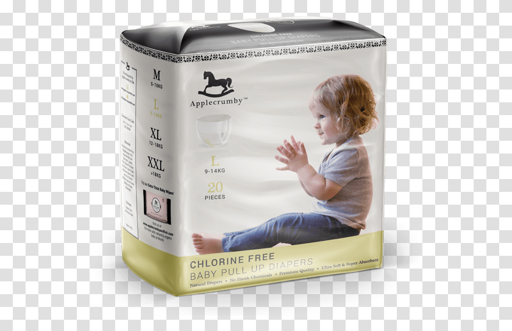 Diaper Pack Applecrumby And Fish Diapers, Person, Human, Box, Cup Transparent Png