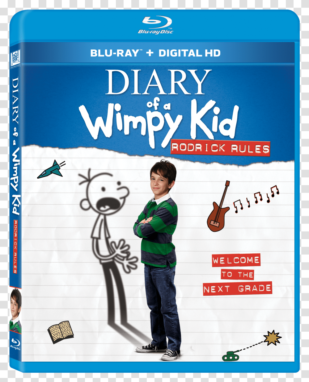 Diary Of A Wimpy Kid Rodrick Rules Movie, Person, Advertisement, Poster Transparent Png