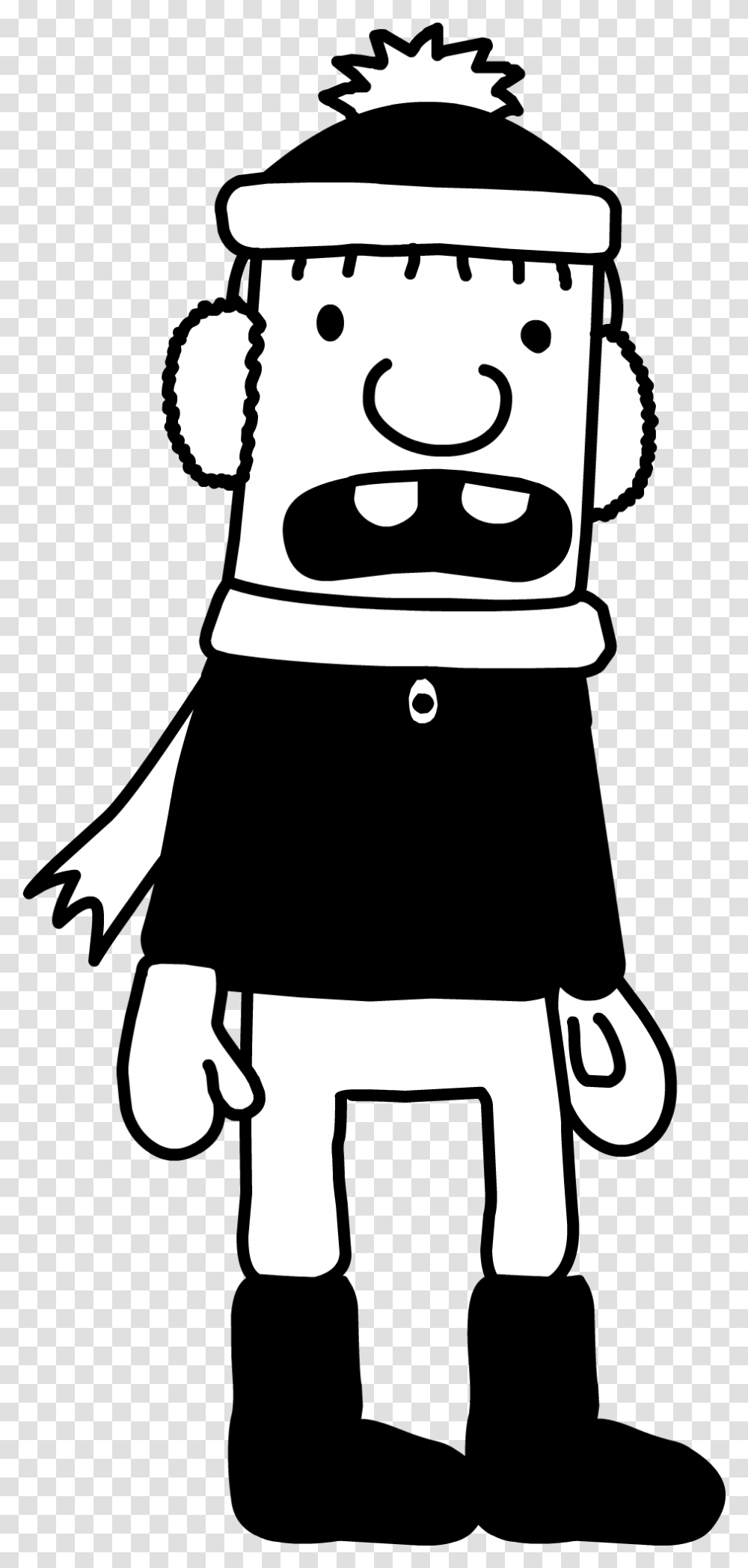 Diary Of A Wimpy Kid The Meltdown Rowley, Stencil, Silhouette, Label Transparent Png