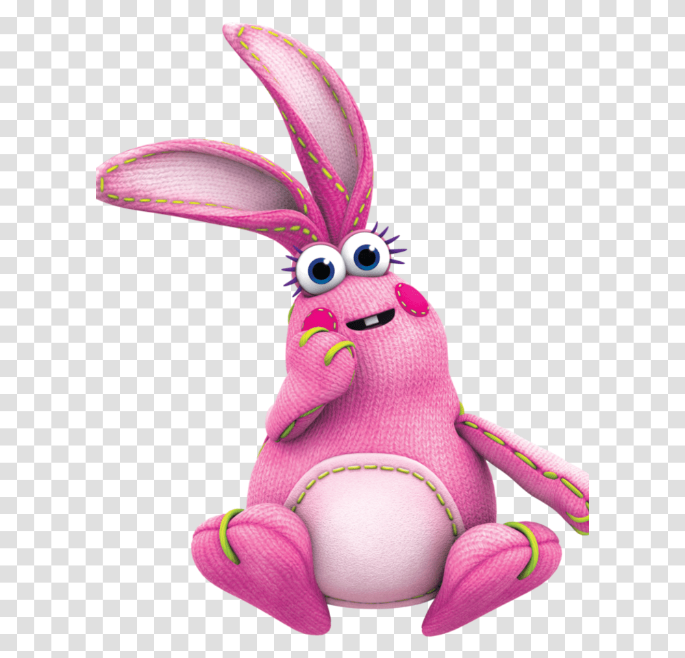 Dibo The Gift Dragon Bunny, Toy, Cushion, Sweets, Food Transparent Png