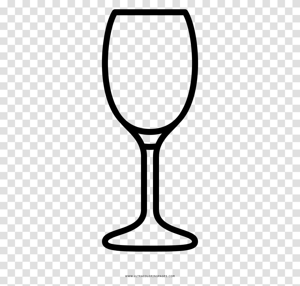 Dibujo De Copa De Vino Blanco Para Colorear Champagne Stemware, Gray, World Of Warcraft Transparent Png