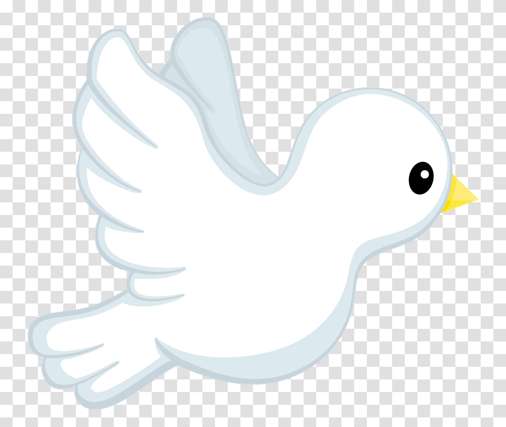 Dibujo De Palomas Bautismo, Bird, Animal, Dove, Pigeon Transparent Png