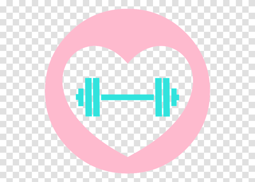 Dibujo De Una Pesa Con Fondo Rosa Fitness, Label, Hand Transparent Png