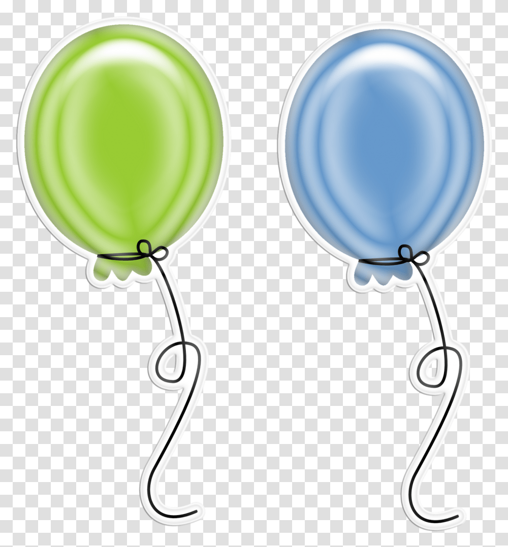 Dibujo Globos De, Balloon, Rattle Transparent Png