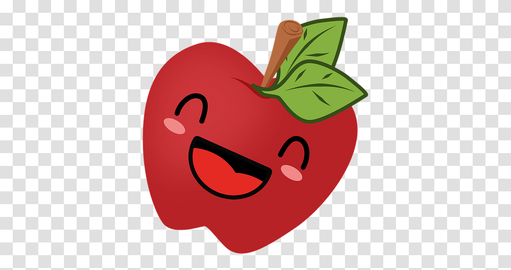 Dibujo Manzana Apple Tekening, Plant, Strawberry, Fruit, Food Transparent Png