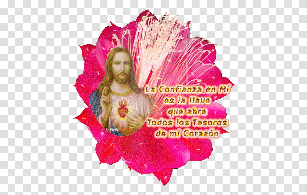 Dibujo Para Colorear Flores San Valentn Img Sacred Heart Of Jesus, Person, Human, Flare, Light Transparent Png