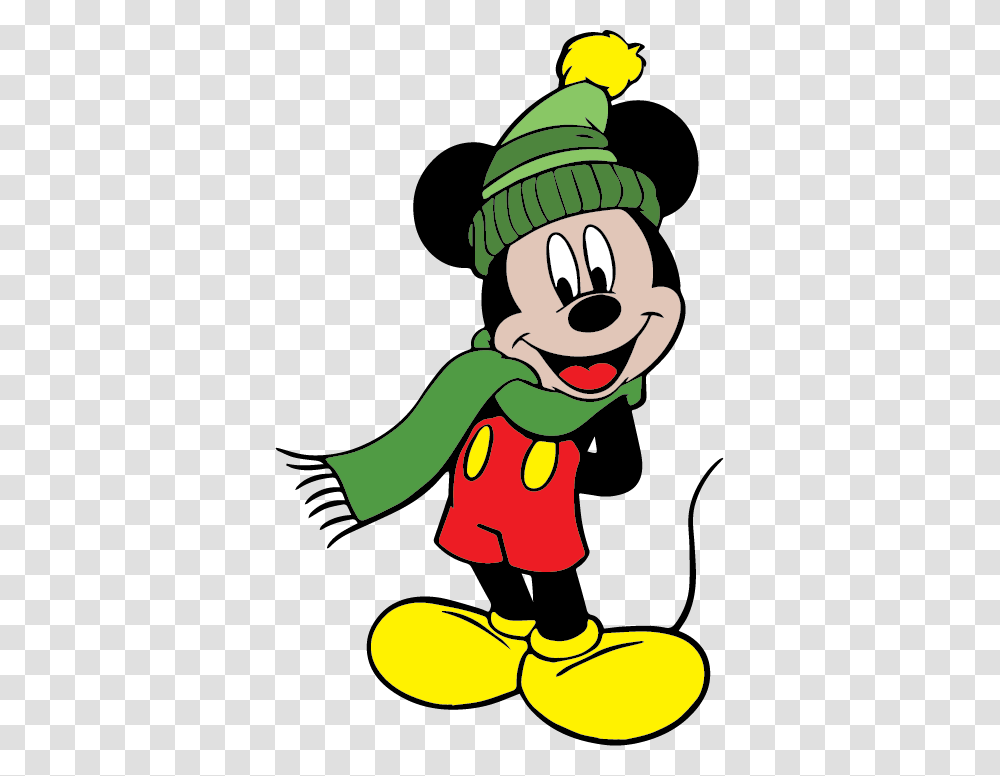 Dibujos Animados De Mickey Mouse Minnie Mouse Fantasa Mickey Mouse Winter Clothes, Elf, Mascot, Gas Station Transparent Png