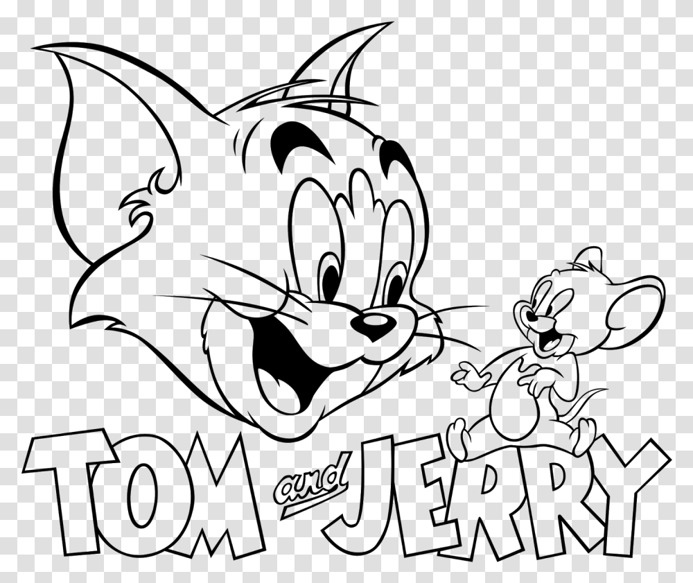 Dibujos Para Imprimir Tom Tom And Jerry Clipart Black And White, Gray, World Of Warcraft Transparent Png