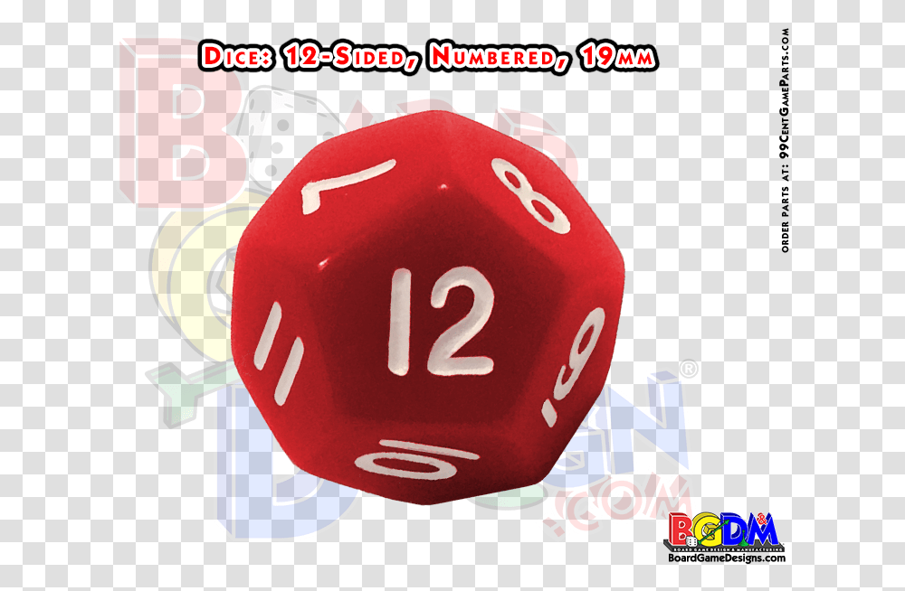 Dice 12 Sided Numbered 19mm D12 Spinner Arrow, Game Transparent Png