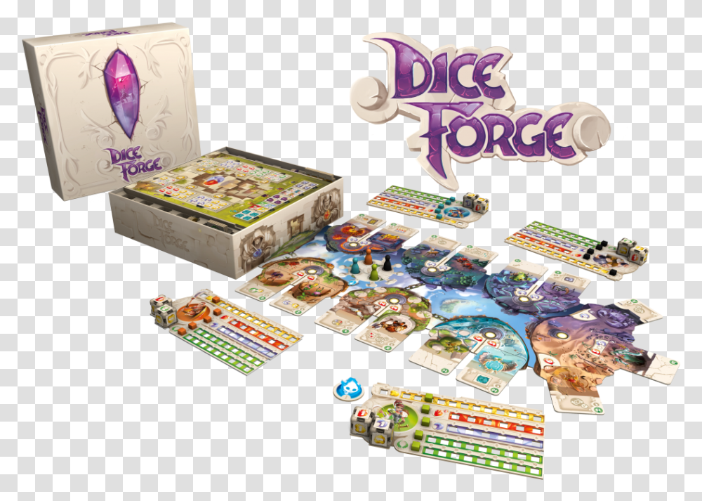 Dice Forge Dice Forge Board Game, Box, Jigsaw Puzzle, Gambling Transparent Png