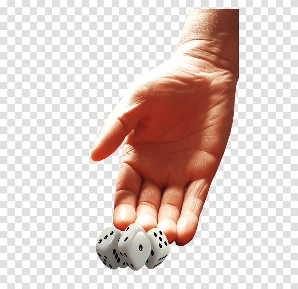 Dice, Hand, Person, Human, Finger Transparent Png