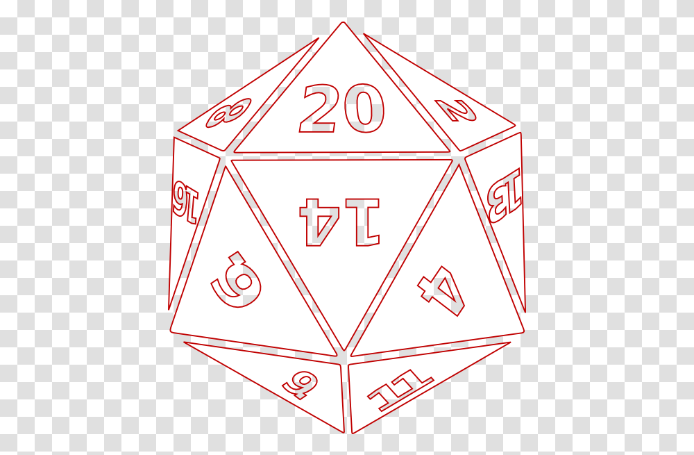 Dice Image 20 Sided Dice, Game, Road Sign, Symbol, Triangle Transparent Png