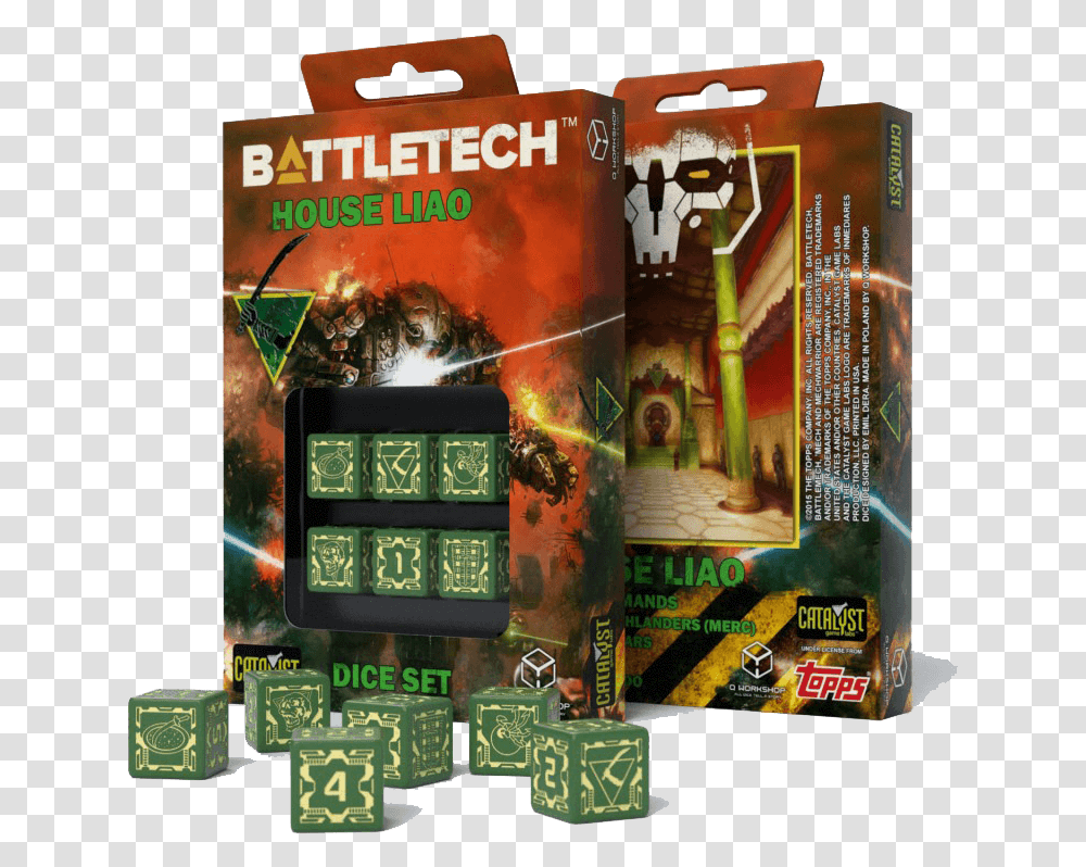 Dice Set 6d6 Battletech House Battletech House Kurita D6 Dice Set 6, Poster, Advertisement, Flyer, Paper Transparent Png