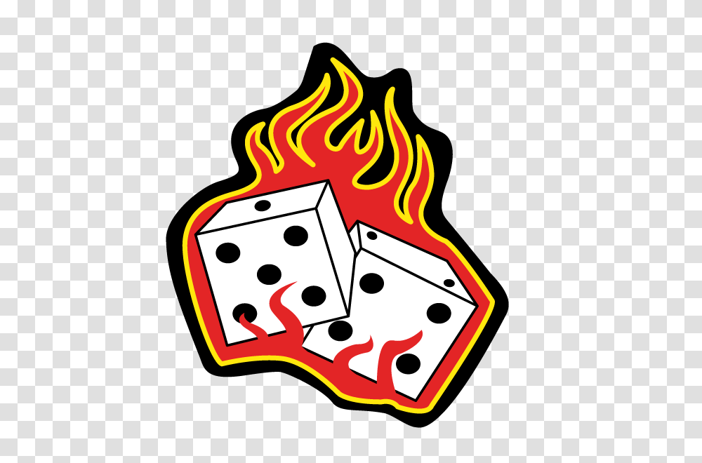 Dice Simple Gambling Fire Vector Dice On Fire, Game, Bonfire, Flame, Ketchup Transparent Png