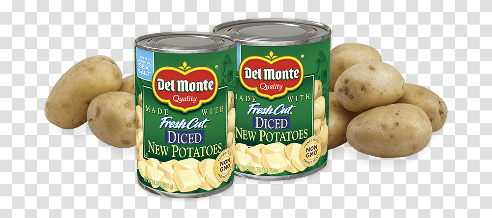 Diced New Potatoes Can Of Diced Potatoes, Plant, Food, Bamboo Shoot, Vegetable Transparent Png
