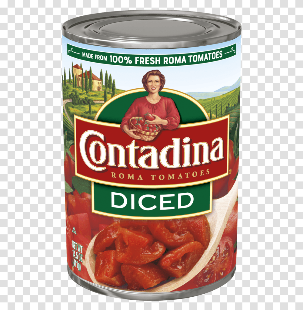 Diced Tomato Contadina Tomato Sauce, Person, Plant, Food, Produce Transparent Png