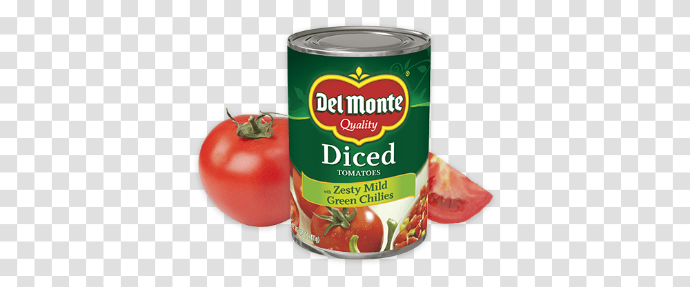 Diced Tomatoes With Zesty Mild Green Chilies Diced Tomatoes With Onions And Peppers, Plant, Food, Ketchup, Grapefruit Transparent Png