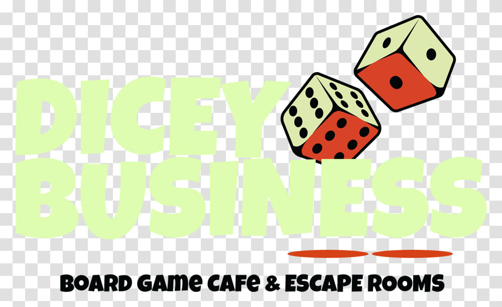 Dicey Business Logo Dice, Game, Alphabet, Number Transparent Png