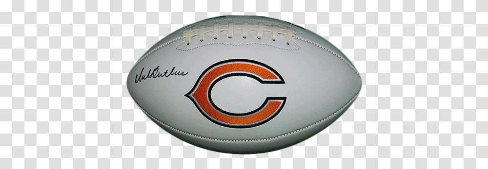 Dick Butkus Autographed Chicago Bears Logo Football Jsa Coa Mini Rugby, Sport, Sports, Rugby Ball Transparent Png