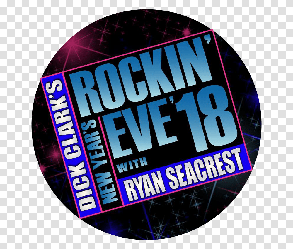 Dick Clark's New Year's Rockin39 Eve, Advertisement, Poster, Flyer, Paper Transparent Png