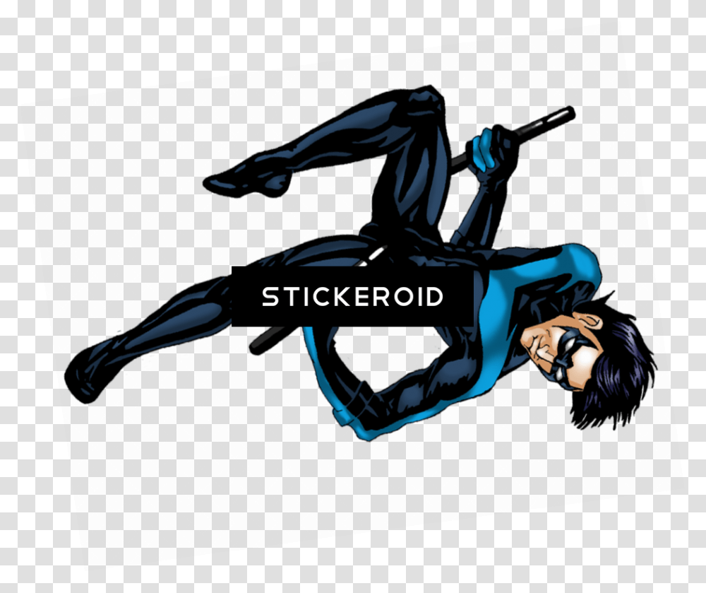 Dick Grayson Download Nightwing, Ninja, Outdoors, Motorcycle Transparent Png