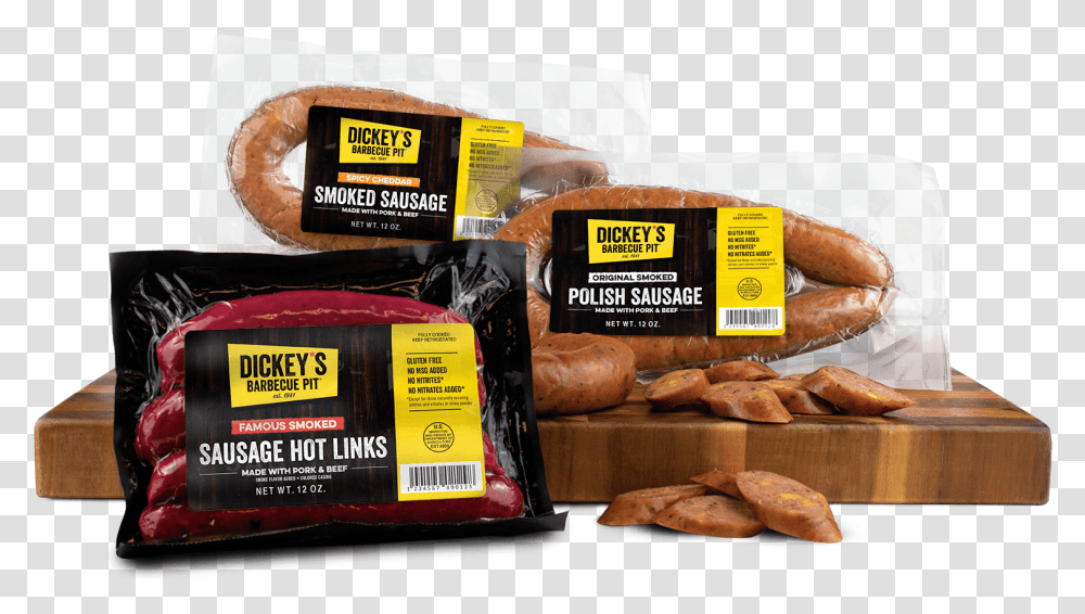 Dickeys Selling Sausage At Safeway And Albertsons Pumpernickel, Bread, Food, Bagel, Bun Transparent Png