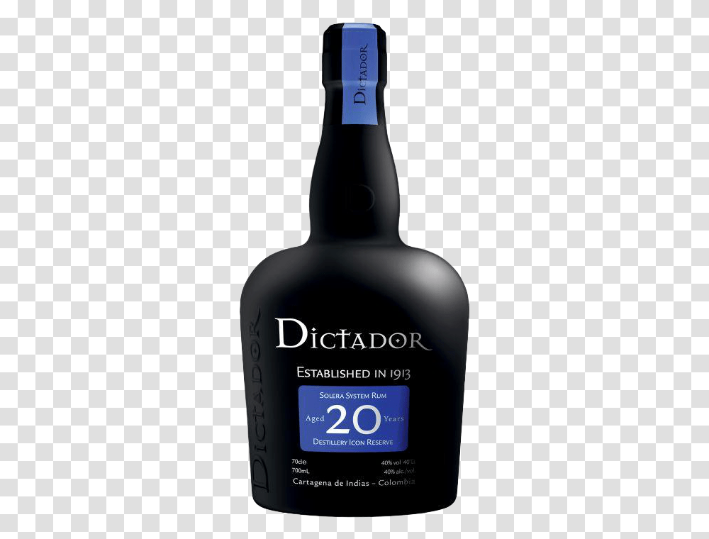 Dictador Aged Rum Solera System Destillery Icon Reserve 20 Yr 80 750 Ml Glass Bottle, Alcohol, Beverage, Drink, Wine Transparent Png