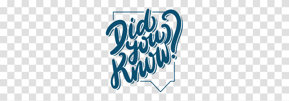 Did You Know, Calligraphy, Handwriting, Alphabet Transparent Png