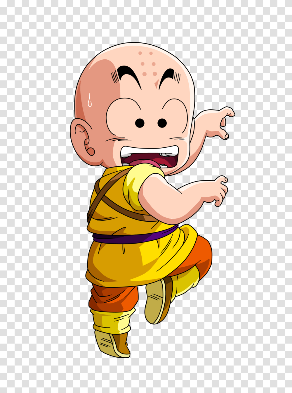 Did You Know That Krillin Studied In The Temple Of Bruce Lee, Person, Human, Baby, Cupid Transparent Png