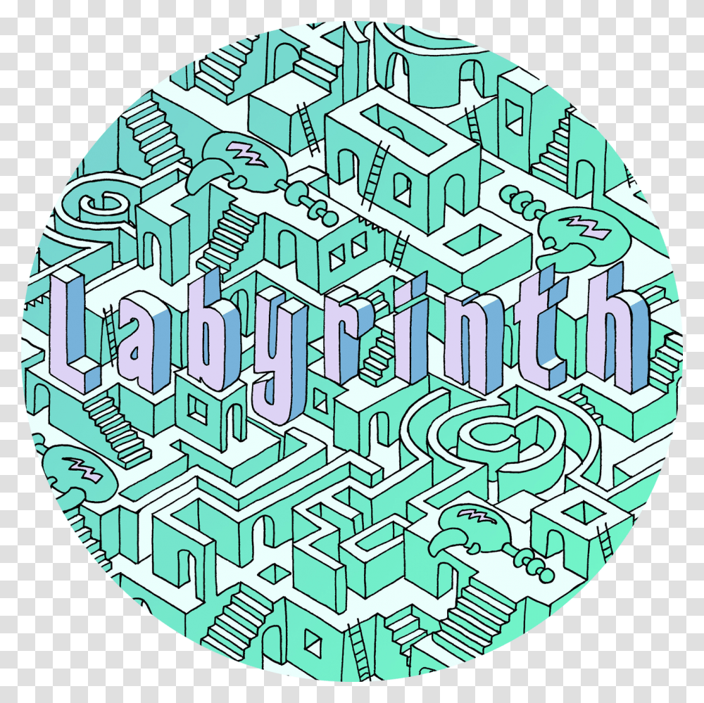 Did You Know That Labyrinth Nr1 Host Uv Facepaint Illustration, Maze, Pattern Transparent Png