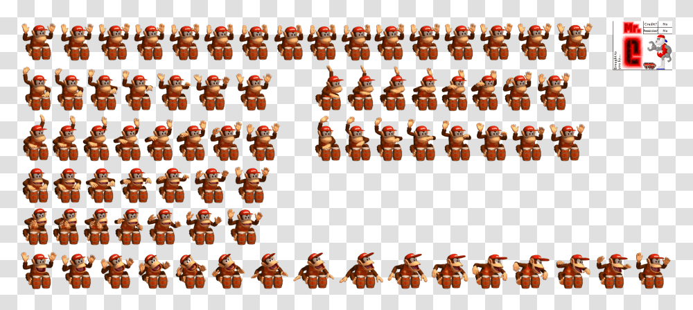 Diddy Kong Sprite Of Diddy Kong, Figurine, Chess, Game, Person Transparent Png