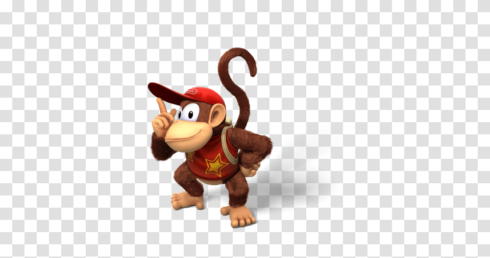 Diddy Kong, Toy, Figurine, Mammal, Animal Transparent Png