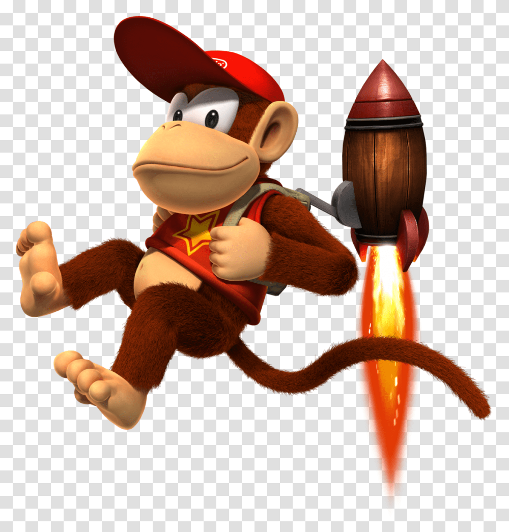 Diddy Kong, Toy, Super Mario, Figurine, Doll Transparent Png