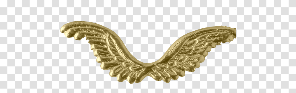 Die Cut Articles Angel Wings Gold 35 X 15cm Golden Eagle, Snake, Reptile, Animal, Bird Transparent Png