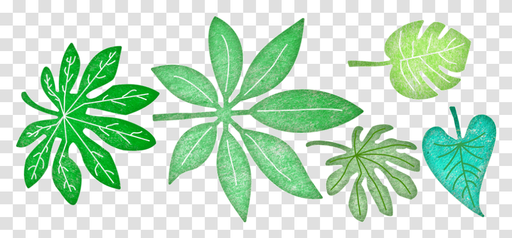 Die Tropical Leaves Download Portable Network Graphics, Leaf, Plant, Green, Flower Transparent Png
