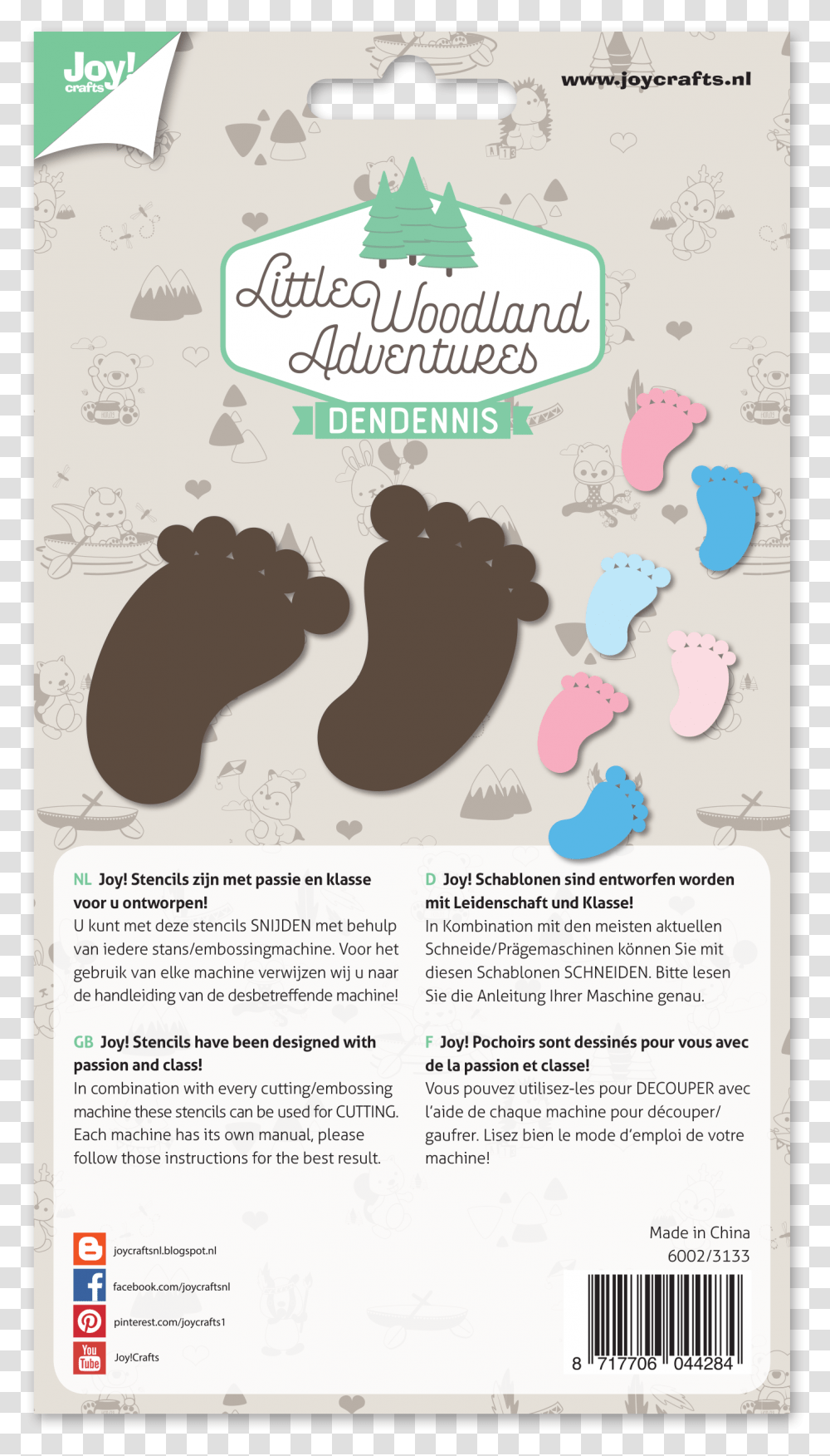 Diecut Little Woodland Baby Feet Brown Bear, Advertisement, Poster, Flyer, Paper Transparent Png