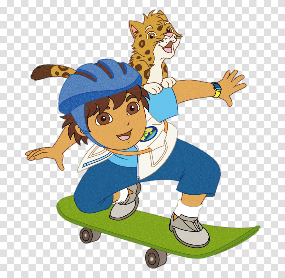 Diego On Skateboard Go Diego Go Skateboard, Person, Outdoors, Sport Transparent Png