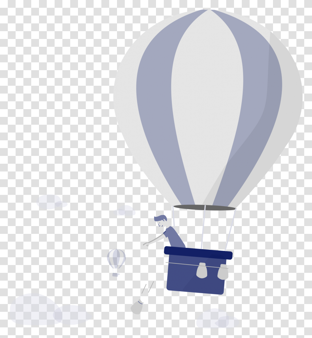 Diesdas Digital Zukunftsfonds Illustration Ballon 1 Hot Air Balloon, Aircraft, Vehicle, Transportation Transparent Png